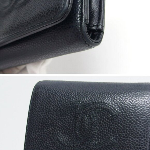 CHANEL Black Caviar Leather Wallet - Picture 7 of 11